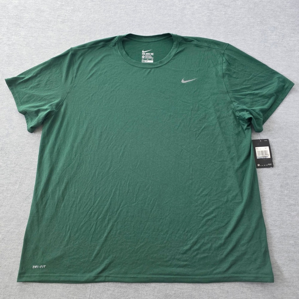 Nike Mens Legend Size 4XL Green Short Sleeve shirt